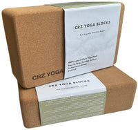 Premium Cork Yoga Blocks 2pc